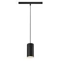 Luminaire à suspension NUMINOS® S TRACK 48V contrôlable par DALI IP20, noir, blanche gradable
