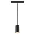 SLV Luminaire à suspension NUMINOS® S TRACK 48V contrôlable par DALI IP20, noir, blanche gradable