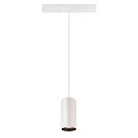 SLV Luminaire à suspension NUMINOS® S TRACK 48V contrôlable par DALI IP20, noir, blanche gradable