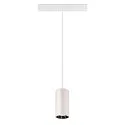 SLV Luminaire à suspension NUMINOS® S TRACK 48V contrôlable par DALI IP20, chrome, blanche gradable