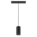SLV Luminaire à suspension NUMINOS® S TRACK 48V contrôlable par DALI IP20, noir gradable