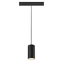 SLV Luminaire à suspension NUMINOS® S TRACK 48V contrôlable par DALI IP20, noir, blanche gradable