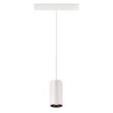 SLV Luminaire à suspension NUMINOS® S TRACK 48V contrôlable par DALI IP20, noir, blanche gradable