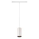 Luminaire à suspension NUMINOS® S TRACK 48V contrôlable par DALI IP20, noir, blanche gradable