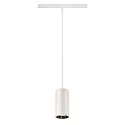 Luminaire à suspension NUMINOS® S TRACK 48V contrôlable par DALI IP20, chrome, blanche gradable