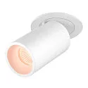 Plafonnier encastré NUMINOS® PROJECTOR M cylindrique, blanche