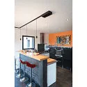 SLV Boîtier d'alimentation TRACK 48V contrôlable par DALI, droite, noir