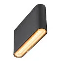 SLV Luminaire mural d'extérieur OVAL 14 WL IP65, noir 