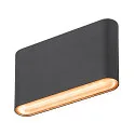 SLV Luminaire mural d'extérieur OVAL 14 WL IP65, noir 