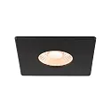 SLV Capot UNIVERSAL DOWNLIGHT IP65 angulaire, noir 