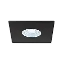 SLV Capot UNIVERSAL DOWNLIGHT IP65 angulaire, noir 