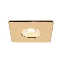 SLV Capot UNIVERSAL DOWNLIGHT IP65 angulaire, scintillant, or