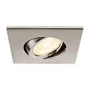 SLV Capot UNIVERSAL DOWNLIGHT IP20 angulaire, pivotant, chrome