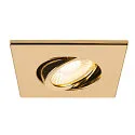 SLV Capot UNIVERSAL DOWNLIGHT IP20 angulaire, pivotant, scintillant, or