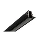 cover TRACK 48V low, for surface-mounted track, for recessed track, black
