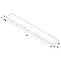 SLV Capot TRACK 48V profond, pour rail en applique, pour rail intégré, blanche