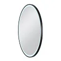 SLV Miroir avec éclairage TRUKKO 80 IP44, noir , transparent gradable