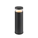 SLV luminaire head M-POL S POLEHEAD IP65, anthracite 