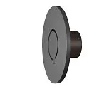 SLV Luminaire mural d'extérieur I-RING rond, commutable, avec diffuseur, pivotant à la cardan IP65, anthrazit 
