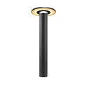 SLV outdoor floor lamp I-RING round, switchable, with diffuser, cardanic swivelling IP65, anthracite 