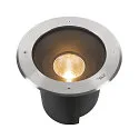 floor recessed luminaire DASAR® XL round, swivelling, DALI controllable, passable IP65 / IP67, stainless steel dimmable