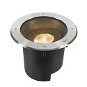 floor recessed luminaire DASAR® XL round, swivelling, DALI controllable, passable IP65 / IP67, stainless steel dimmable