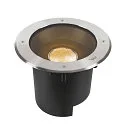 floor recessed luminaire DASAR® XL round, swivelling, DALI controllable, passable IP65 / IP67, stainless steel dimmable