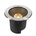 floor recessed luminaire DASAR® XL round, swivelling, DALI controllable, passable IP65 / IP67, stainless steel dimmable