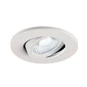 SLV Plafonnier encastré UNIVERSAL DOWNLIGHT MOVE PHASE pivotant, lot de 12 IP20, blanche gradable