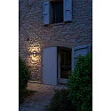 SLV Luminaire mural d’extérieur LID II UP/DOWN rond, rigide, CCT Switch IP65, anthrazit, mat gradable
