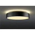 SLV Applique et plafonnier MEDO® PRO 40 rond IP50, noir gradable