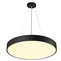 wall and ceiling luminaire MEDO® PRO 60 round, CCT Switch, direct / indirect, UGR < 19 IP50, black dimmable