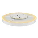 SLV Luminaire de plafond MEDO® PRO 90 rond, CCT Switch, UGR < 19 IP50, blanche gradable