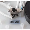 SLV Luminaire de plafond MEDO® PRO 90 rond, CCT Switch, UGR < 19 IP50, blanche gradable