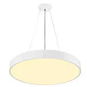 SLV Applique et plafonnier MEDO® 60 rond, CCT Switch, direct / indirect IP50, blanche gradable