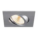 SLV Anneau de montage au plafond NEW TRIA® 68 carré, aluminium