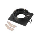 recessed ceiling ring NEW TRIA® 75 square, black