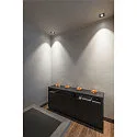 recessed ceiling ring NEW TRIA® 75 square, black