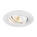 Anneau de montage au plafond NEW TRIA® 75 rond, noir