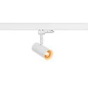 SLV Projecteur triphasé NOBLO® SPOT rond, pivotant, rotatif IP20, blanche gradable