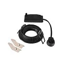 SLV Plafonnier encastré NEW TRIA® 68 rond GU10 IP20, noir