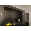 SLV Plafonnier encastré NEW TRIA® 68 rond GU10 IP20, noir