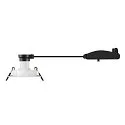 SLV Plafonnier encastré NEW TRIA® 68 carré GU10 IP20, blanche
