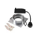 SLV Plafonnier encastré NEW TRIA® 68 carré GU10 IP20, aluminium