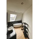 SLV Plafonnier encastré NEW TRIA® 75 rond GU10 IP20, noir