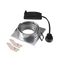SLV Plafonnier encastré NEW TRIA® 75 carré GU10 IP20, aluminium