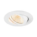 SLV Plafonnier encastré NEW TRIA® 68 rond IP20, blanche gradable