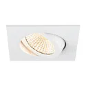 ceiling recessed luminaire NEW TRIA® UNIVERSAL square IP20, white dimmable