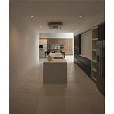 SLV Anneau de montage au plafond NEW TRIA® 95 carré, blanche