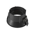 recessed ceiling ring NEW TRIA® 95 round, low, black
